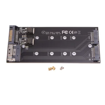 SFF-8654 8I Разъемная карта X8 к VROC Dual NVMe M.2 NGFF к Slimline NVME PCIe SSD SATA Адаптер для Материнской платы