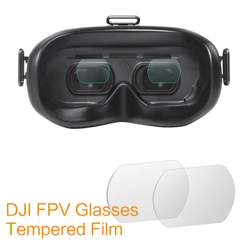Sunnylife Комбинированная пленка из закаленного стекла для очков DJI FPV V2, защитная пленка для комбинированных аксессуаров DJI FPV Drone