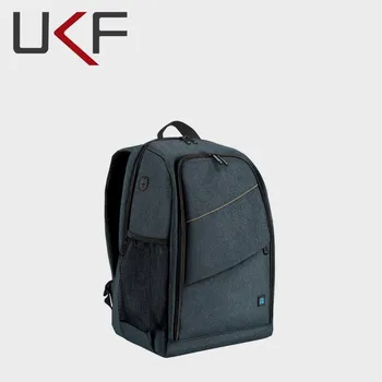 UKF Открытый портативный Водонепроницаемый, защищенный от царапин рюкзак с двумя плечами, сумка для фотоаппарата, цифровая зеркальная камера, сумка для фото и видео, рюкзак для ноутбука