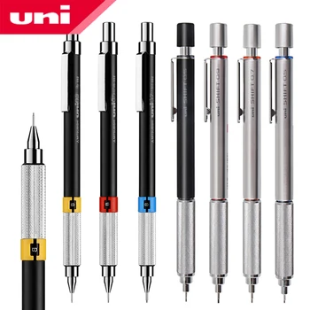 UNI M5-552/1010 Металлические механические карандаши 0.3 / 0.5 / 0.7 / 0.9 Мм Линейка для занятий с низким центром тяжести Школьный карандаш