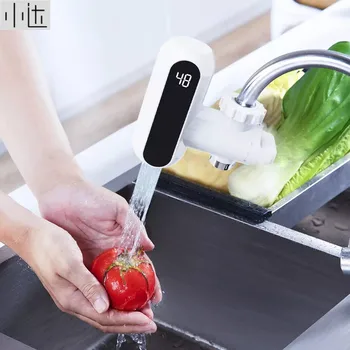 Xiaoda Версия подключения крана мгновенного нагрева с защитой IPX4, водонагреватель, дисплей температуры в кухне и ванной, нагреватель