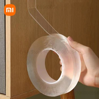 Xiaomi 1/2/3 / 5M Nano Tape Двусторонняя лента Прозрачные многоразовые водонепроницаемые клейкие ленты, пригодные для чистки Кухонные принадлежности для ванной комнаты