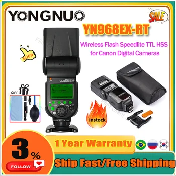 YONGNUO YN968EX-RT TTL Светодиодная Беспроводная Вспышка Speedlite Master TTL HSS для Canon 700D 1100D 1000D 1D III 5DIII 6D 7DII 60D