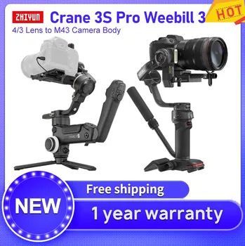 Zhiyun Crane 3S Pro Weebill 3 3-Осевой Карданный Ручной Стабилизатор камеры 6,5 КГ DSLR Видеокамеры Weebill s power plus