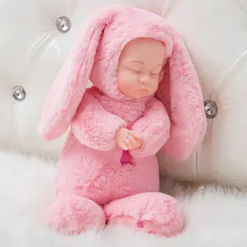 Zqswkl 35 см Маленькая Кукла Детские Имитационные Куклы Baby Sleep Плюшевая Тряпичная Кукла-Реборн Девочка Игрушки Baby Reborn Baby Girl