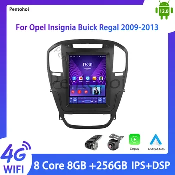 Автомагнитола Pentohoi Для Opel Insignia Buick Regal 2009-2015 Android 12 DVD Мультимедийный Видеоплеер Стерео Carplay Auto GPS WIFI