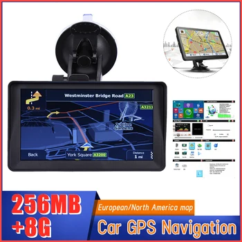Автомобильная GPS-навигация G101 256 МБ + 8G Автомобильный GPS-навигатор, Емкостный экран, FM-голосовые подсказки, Разрешение HD, Автоаксессуары