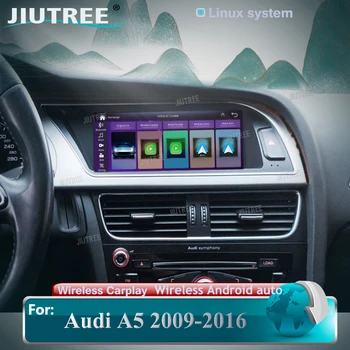Автомобильное радио Carplay с 8,8-дюймовым сенсорным экраном для Linux для Audi A5 2009-2016 Беспроводное головное устройство для видеоплеера Android Auto Bluetooth