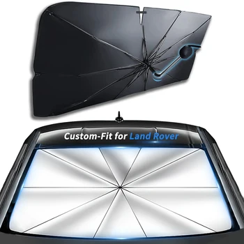 Автомобильные Складные козырьки на лобовое стекло, зонты, Солнцезащитный козырек Для Land Rover с поворотом на 360 °, Аксессуары с гибкой ручкой