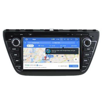 Автомобильный Мультимедийный плеер RoverOne для Suzuki Cross SX4 S-Cross Android 10 с сенсорным экраном, Восьмиядерный DVD-радио, Стереонавигационная система