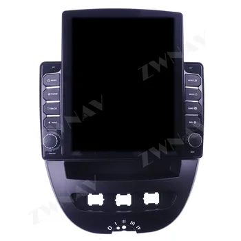 Авторадио Мультимедийное Головное Устройство Tesla Экран Для Toyota Aygo Peugeo 107 2005-2013 Навигация Android 10 4 + 64 ГБ Автомобильный DVD-плеер