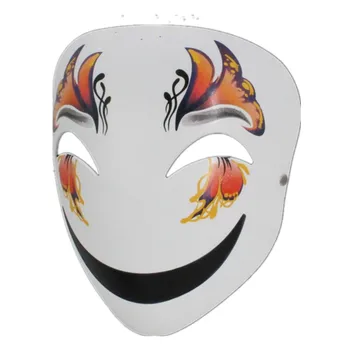 Аниме косплей Черная маска-пуля Маска Какегуруи Момобами Ририка Косплей Маски из ПВХ для взрослых Реквизит Маска из материала премиум-класса на Хэллоуин
