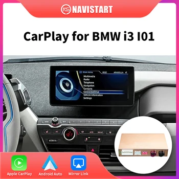 Беспроводной CarPlay NAVISTART для BMW i3 I01 NBT EVO System 2013-2020 Android Auto Carplay Mirror Link Поддержка AirPlay Видеоплеер