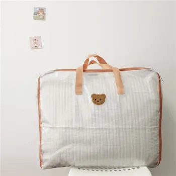 Большая вместительная детская сумка для хранения одеял, органайзер для детских вещей, водонепроницаемые влагостойкие дорожные сумки для багажа из ПВХ