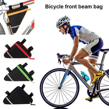 Велосипедная сумка на передней трубчатой раме, сумка на руль, водонепроницаемая велосипедная сумка, сумка для горного велосипеда, треугольная сумка, сумка для велосипедной рамы,