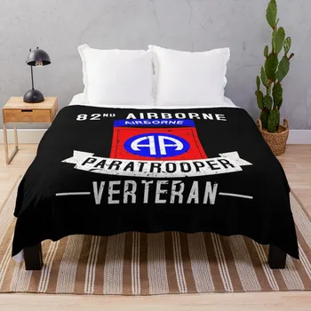 Ветеран 82-й воздушно-десантной дивизии, ветеран армии, плед для пикника, Одеяло для дивана, Одеяло для кемпинга, одеяло для дивана-кровати