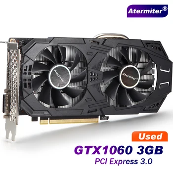 Видеокарта Atermiter GTX 1060 3GB 192-битные видеокарты GDDR5 GTX1060 GPU