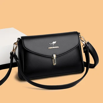 Высококачественная сумка из искусственной кожи, новая сумка через плечо, женская брендовая модная сумка-мессенджер Hasp, роскошная женская сумка-мессенджер, сумки-тоутсы