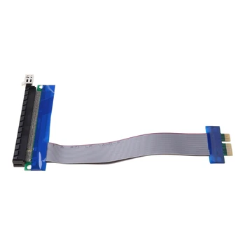 Гибкий плоский кабель PCIe PCI Express от 1x до 16x Удлинитель Riser FFC PCI-E от 1x до 16x N2UB