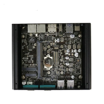 Горячий Двухъядерный мини-пк intel i5 7200U barebone с графикой Intel 620 4 * USB3.0 4 * USB 2.0 4G RAM 128G SSD