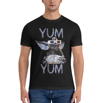 Гремлины Gremlins Футболка в полоску Yum Yum teeClassic, спортивные рубашки, винтажная одежда, быстросохнущая футболка