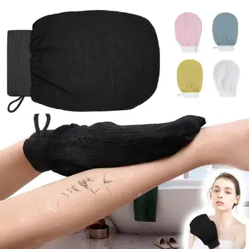Двусторонняя Скраб-перчатка Для душа, Отшелушивающая Перчатка для удаления омертвевшей кожи, Скраб-перчатка для чистки тела, Перчатка для полотенец, Аксессуары для ванной комнаты
