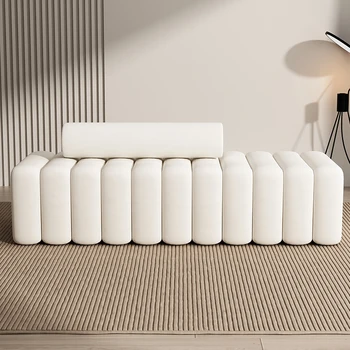 Диван-органайзер для гостиной в скандинавском стиле, Минималистичный Дизайнерский Белый Прямой диван для чтения, диван для отдыха Divani Soggiorno Мебель для дома