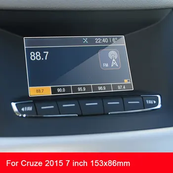 Для Chevrolet Cruze Внутренняя защита экрана GPS-навигации автомобиля, защитная пленка для сенсорного экрана из закаленного стекла, автомобиль 2015-2018