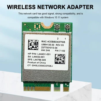 для Intel 8265 AC AC8265 8265NGW NGFF для M.2 Wifi Карта WIFI Bluetooth-Совместимый Сетевой адаптер 4.2 Двухдиапазонный 2.4 G/5G