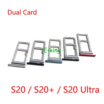 Для Samsung Galaxy S20 Plus Ultra Слот для sim-карты Держатель лотка Гнездо для чтения sim-карт
