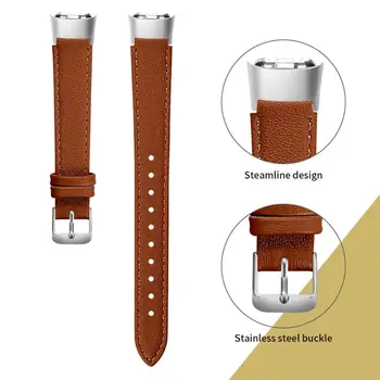 для samsung SM-R370 Прочный браслет для часов, защищающий от пота, Регулируемый кожаный сменный ремешок для умных часов