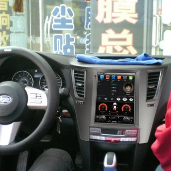 Для Subaru Outback Legacy 2009-2014 Автомобильный Радиоприемник Tesla Style Android 13.0 Мультимедийный Плеер Carplay Головное Устройство Авто Стерео GPS