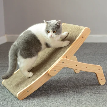 Доска-когтеточка для кошек, деревянная рама, кровать для кошек, игрушки для защиты от царапин, Скребок для дивана для кошек
