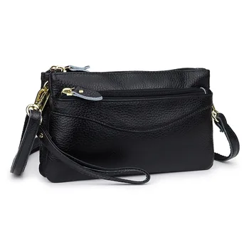 Женская мини-сумка через плечо из натуральной кожи, женская сумка для телефона в классическом стиле, роскошный кожаный женский клатч, дропшиппинг-продукт
