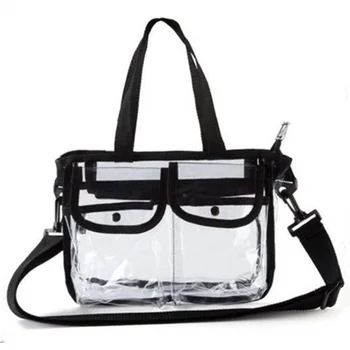 Женская сумка Прозрачная косметичка EVA для женщин, сумка-органайзер для путешествий, Пляжный Кейс для макияжа, Водонепроницаемые Прозрачные сумки через плечо