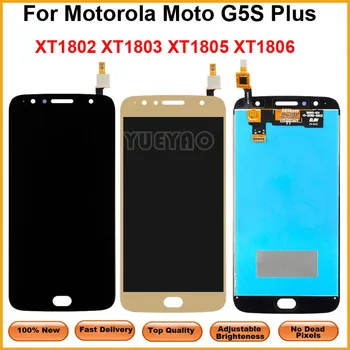 ЖК-Дисплей Для Motorola Moto G5S Plus ЖК-Дисплей XT1802 XT1803 XT1804 XT1805 XT1806 Сенсорный Экран Дигитайзер В сборе