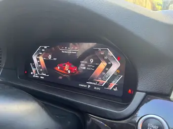 ЖК-цифровой кластер Virtual Cockpi для BMW X5 F15 2013-2017 Автомобильный мультимедийный плеер Android
