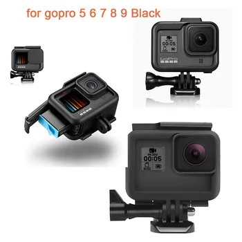 Защитная Рамка Чехол Корпус Видеокамеры Крепление Чехла Аксессуары Для GoPro Hero 5 6 7 8 9 Black Go Pro Accessories