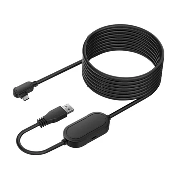 Кабель USB3.2 Gen1 Link 5 М для гарнитур Quest 2, шнур для передачи данных, зарядный шнур, прямая поставка