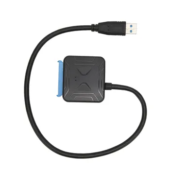 Кабель-адаптер SATA к USB 3.0 для 2,5-дюймового 3,5-дюймового жесткого диска SSD с поддержкой высокоскоростного кабеля-адаптера SATA III к жесткому диску USB