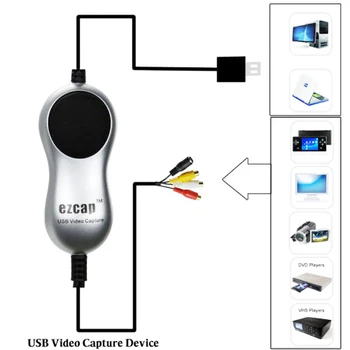 Карта Видеозахвата Ezcap170 HD Video Converter Recorder USB 2.0 DVD VHS DVR Камера Для Записи Видео и аудио для Windows 10 8.1 7 ПК