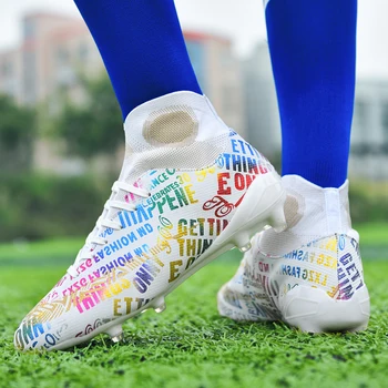 Качественная футбольная обувь Messi, противоскользящие футбольные бутсы оптового общества, уличные тренировочные матчи по футзалу, Размер кроссовок 33-46