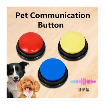 Кнопка связи с домашним животным, Обучающая говорящая игрушка для собак, Записывающий динамик, время сжатия динамика 30 секунд