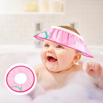 Колпачок для детского шампуня, портативная креативная шапочка для душа, защитные чепчики для купания младенцев