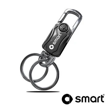 Кольца для ключей JDM Брелок для ключей из драгоценного металла для Smart 451 brabus Smart 453 fortwo для автомобильных аксессуаров