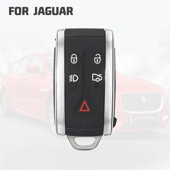 Корпус дистанционного брелока Smart Car с 5 кнопками для Jaguar XF Fob 2007 - 2012 Замена крышки корпуса брелока без логотипа