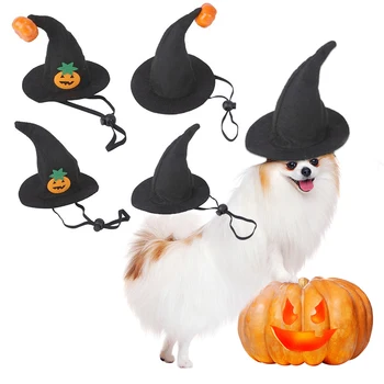 Костюмы на Хэллоуин, шляпа для косплея собаки, украшение атмосферы, праздничная шляпа для собаки, универсальная прочная войлочная ткань для домашних животных, праздничные принадлежности