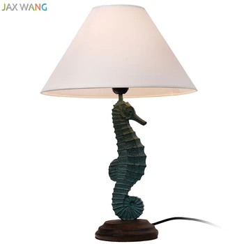 Креативная настольная лампа Hippocampus в скандинавском стиле, современный минималистичный настольный светильник для гостиной, прикроватная лампа для спальни, Декоративная лампа для кабинета