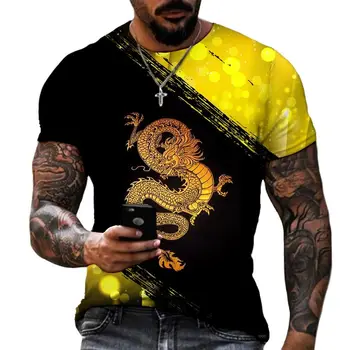 Летняя повседневная мужская уличная одежда в стиле харадзюку в стиле хип-хоп, с короткими рукавами, модная удобная спортивная футболка с круглым вырезом.