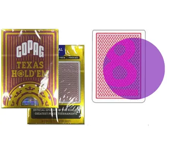 Маркированные карты Copag Texas UV Lens Пластиковая карта Magic Deck Tricks Anti Cheat Poker